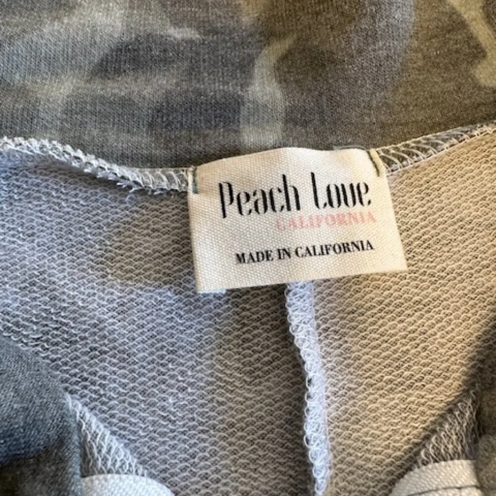 Camo Print Pullover Zip Sweatshirt   8238 - Picture 9 of 10